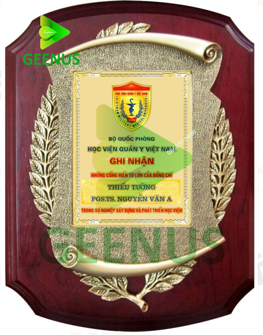 Biểu trưng gỗ đồng 02