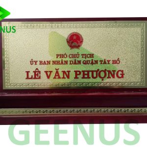 Biển chức danh 02