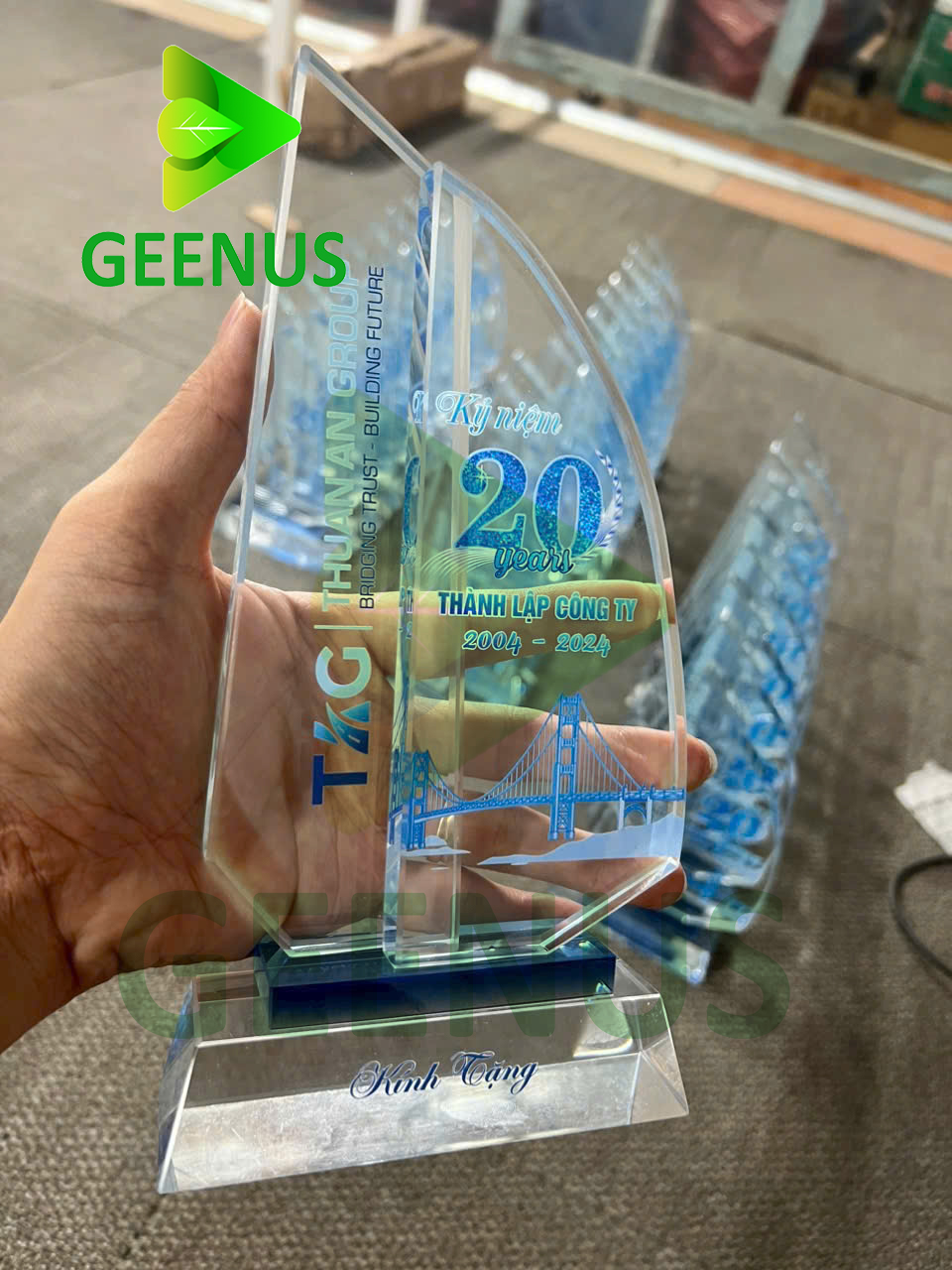 Biểu trưng pha lê 09