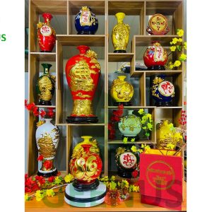 Bình hoa hút lộc 09