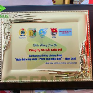 Biểu trưng gỗ đồng 10