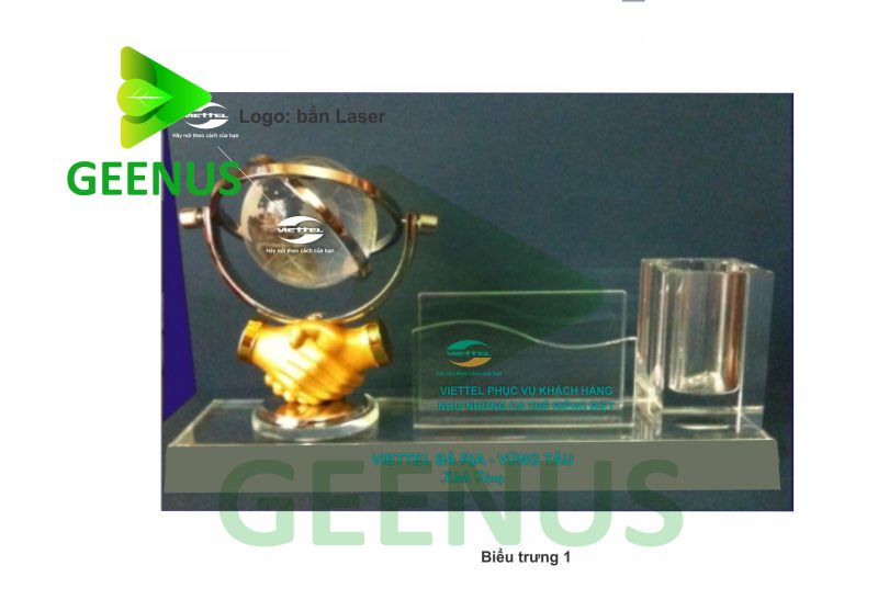 Biểu trưng pha lê 16